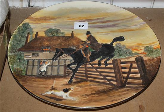 Burleighware hunting plate(-)